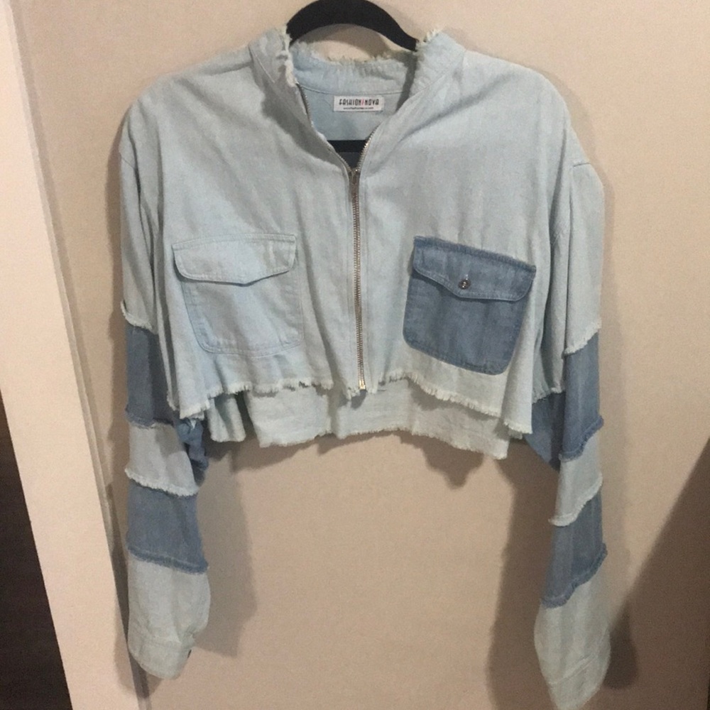 Cropped Jean jacket